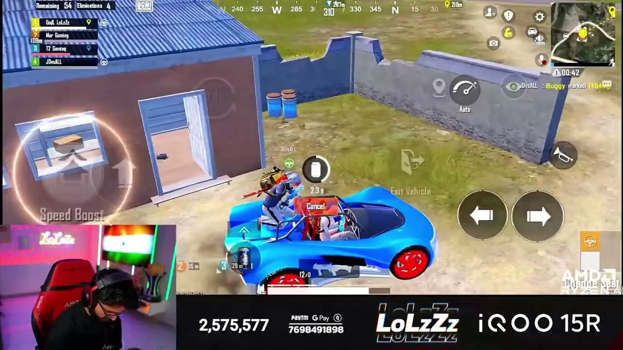 GODLIKE LOLZZZ PER KILL 250 CHALLENGE AND CHICKEN DINNER AMOUNT DOUBLE PART 10 💰🔥 | BGMI LIVE