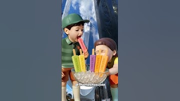 Squid Game Ai Eating yummy ice- cream ASMR #squidgame #squidgame2 #ai #asmr