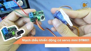 Mạch điều khiển động cơ servo mini DTB001 SG90 MG90S MG995 MG996R  | Điện Tử Bí