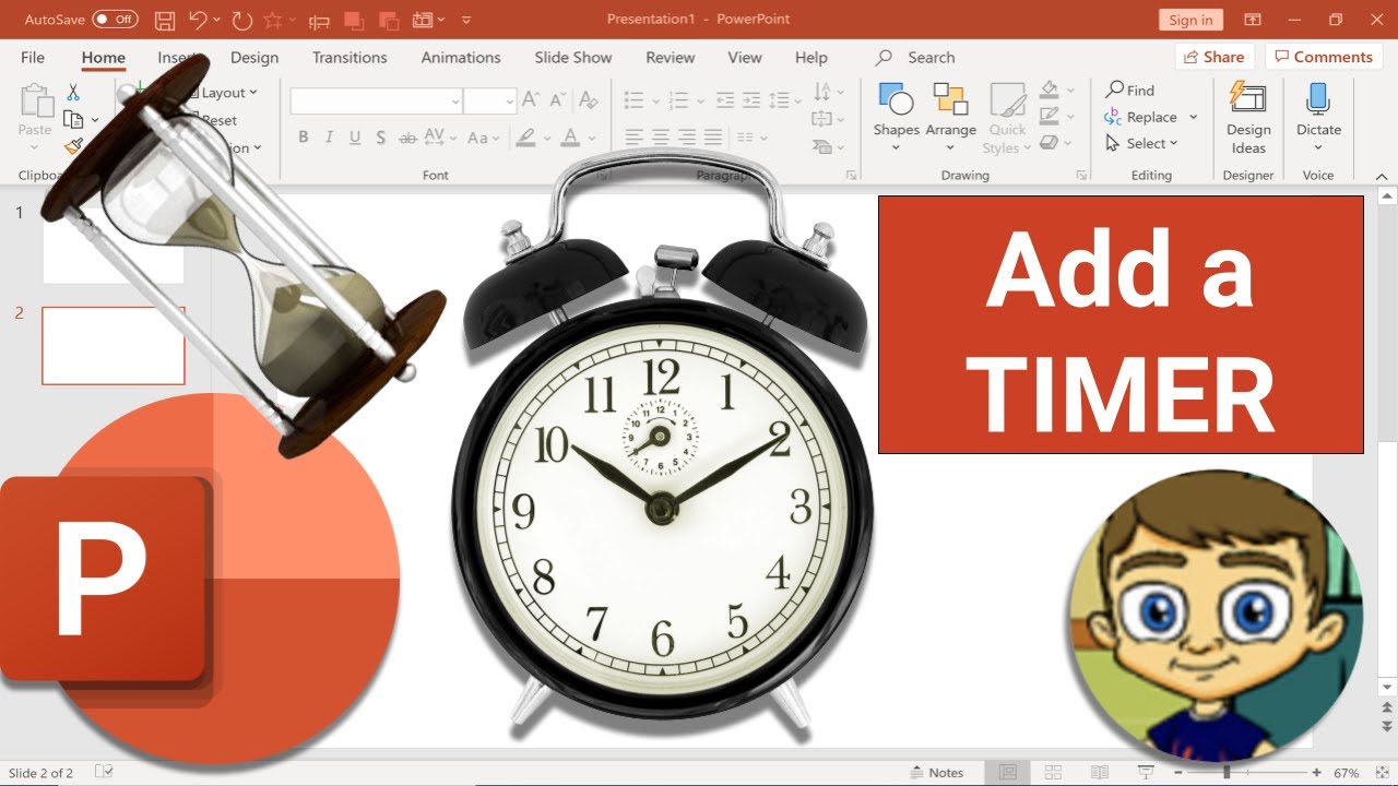 powerpoint presentation with timer