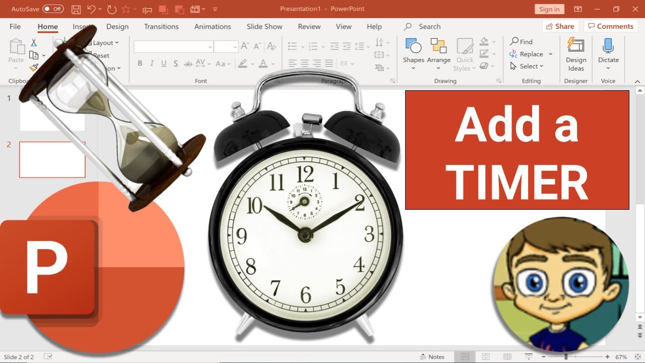 timer online in powerpoint presentation