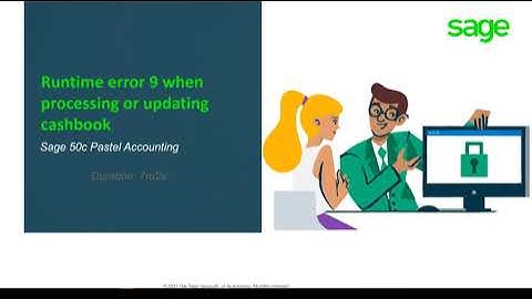 Sage 50cloud Pastel (ZA) - How do I resolver runtime error 9 when processing or updating cashbooks?
