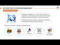 Introduction to Operations Management | MBA Production and Operation Management
