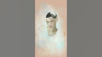 Drawing and oil Painting - Corel Painter #shorts #art #digitalart