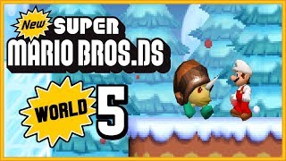 New Super Mario Bros DS - World 5 100 All Star Coins