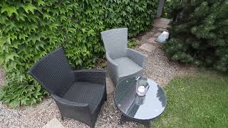 Ninja Black Brafab Плетеные Кресла Для Улицы