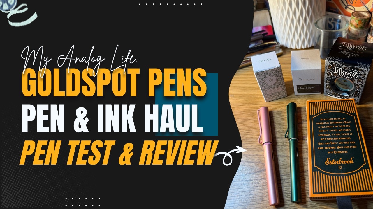 Goldspot Pens Haul - 1st Look at 2 New Lamy Safaris and a Sea Glass Niblet