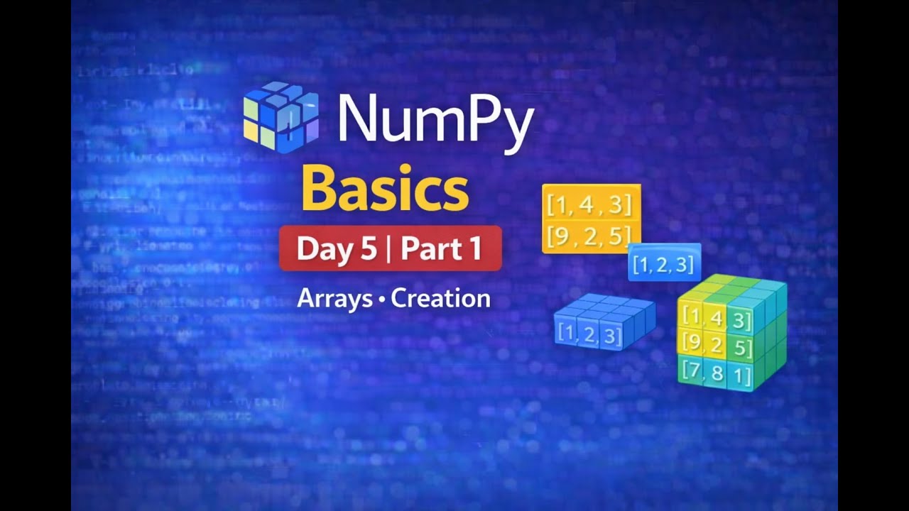 NumPy Basics in Nepali | Day 5 Part 1 | Arrays and Array Creation