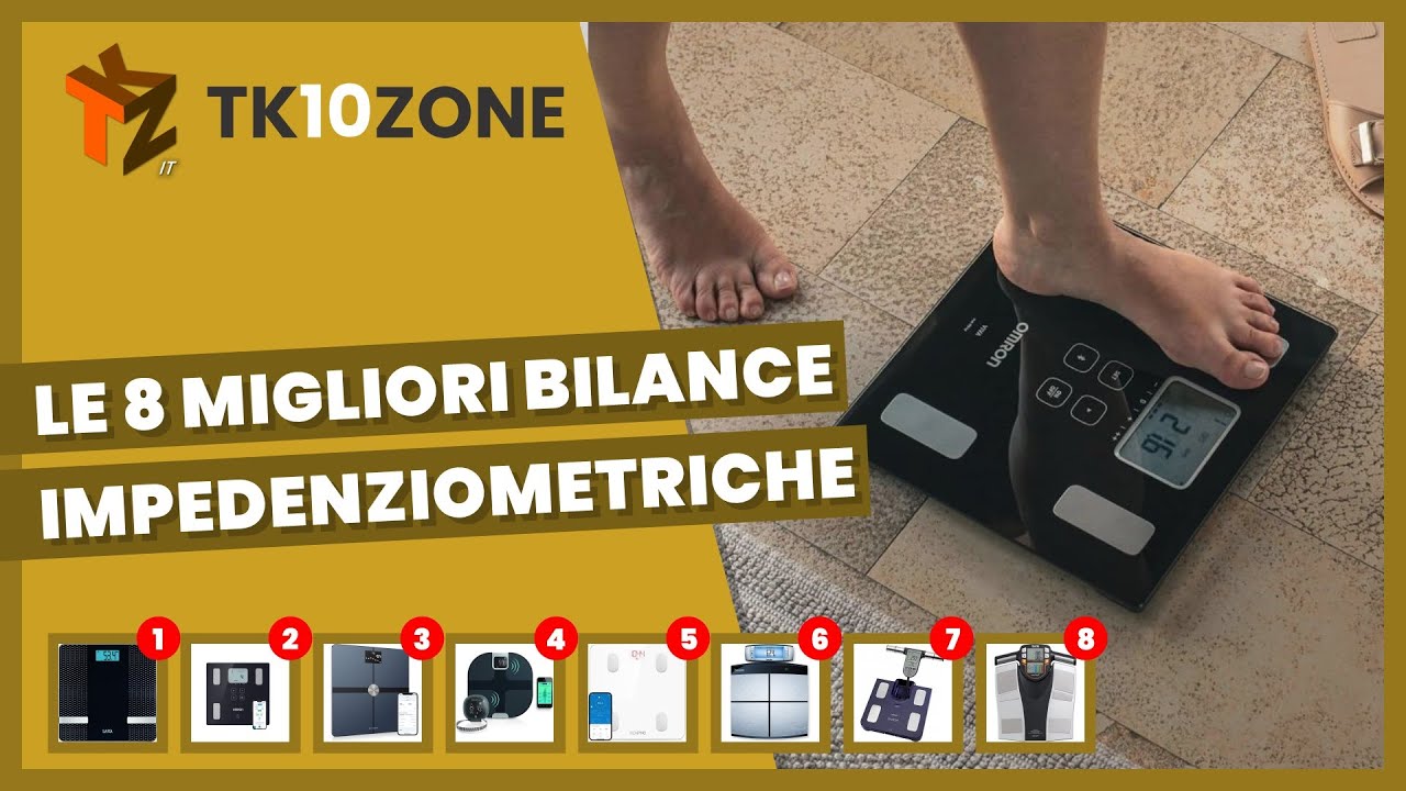 Monzana Bilancia Pesapersone Digale Alta Precisione 8 in 1 Bilancie