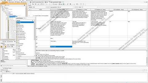 Creating a Risk Table in MagicDraw