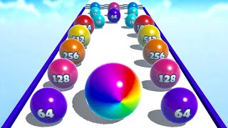 Ball Merge 2048 👩‍❤️‍💋‍👩🎱🐣 MAX LEVELS!! All Levels Gameplay Android, iOS NEW UPDATE screenshot 5