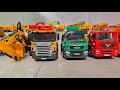 Alat berat konstruksi besar, excavator, truk molen, bulldozer, dump truck, loader, compactor, crane