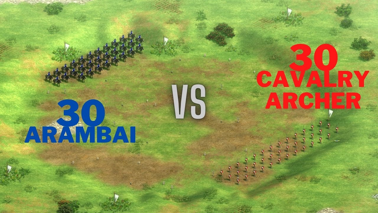 30 ARAMBAI VS 30 CAVALRY ARCHER - Age of Empires 2 Definitive Edition
