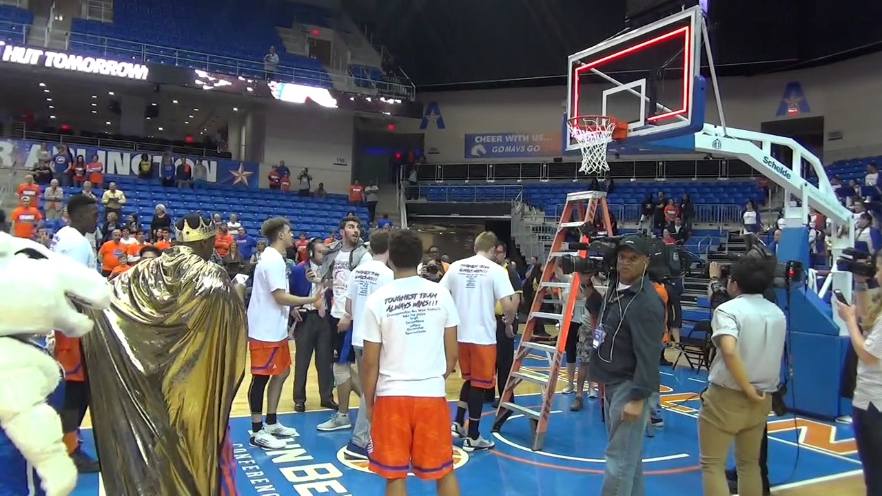 Cutting Down the Nets! Sunbelt Conference Champions! YouTube