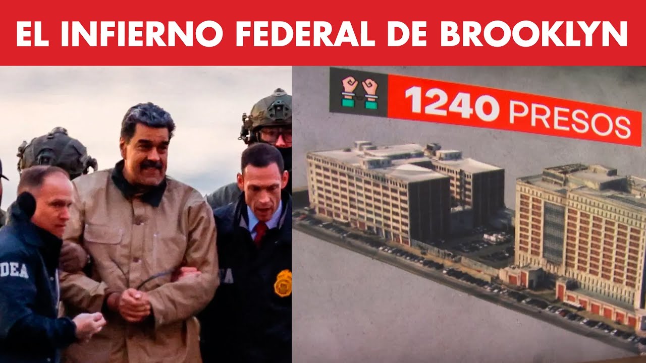 Así es la cárcel federal de Brooklyn: el penal temido donde fue trasladado Nicolás Maduro