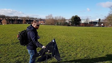 Rcpowers F117 v3 slow motion take off.