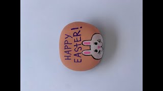 Easter Rock Painting Ideas | Bunny Rock Painting #easter #eastereggs #easterbunny