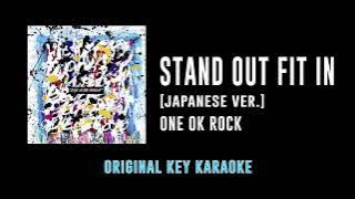 Stand Out Fit In - ONE OK ROCK | カラオケ | Eye of the Storm | Karaoke Instrumental with Lyrics l