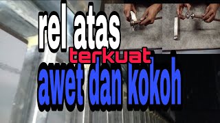 CARA MEMBUAT RODA ATAS PINTU DORONG YANG KUAT DAN AWET