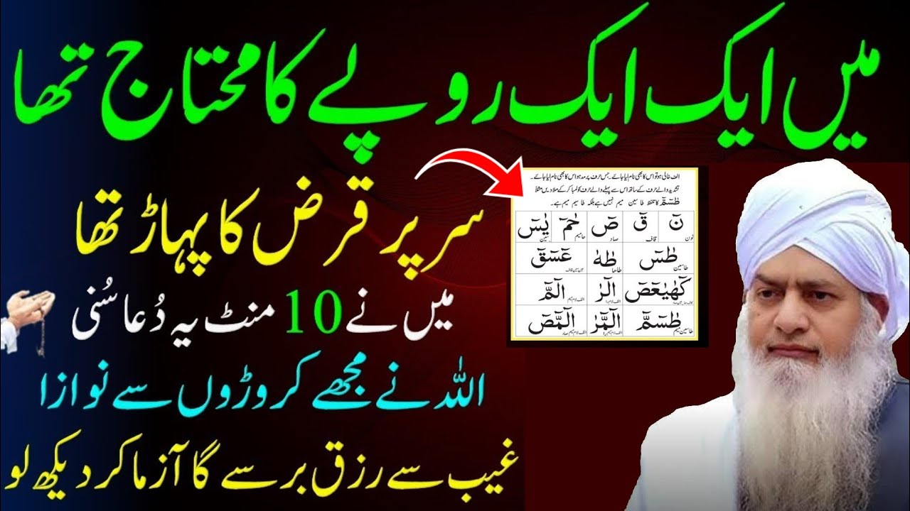 Mei Rupee Rupee Ka Muhtaaj Tha | Sar Pr Qarz Ka Pahar Tha | Crore Pati Banne Ka Wazifa | Qarz Ki Dua