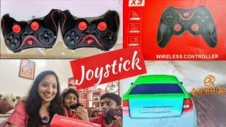 Tvയിൽ game കളിച്ചാലോ:Unboxing & connecting X3 wireless controller/gamepad/joystick to tv /pc/ mobile screenshot 4