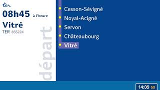 Sncf Annonce De Mise En Place Dun Ter Breizhgo En Direction De Vitré