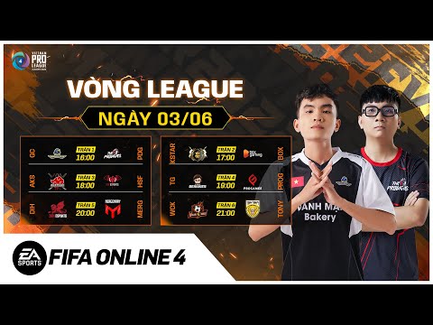 🔴[LIVE] Ngày 03/06 Vòng League FVPL Summer 2022 - Giải Đấu FIFA Online 4 Lớn Nhất Việt Nam