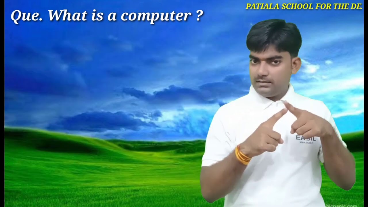 What is a computer ? in Indian sign language - YouTube