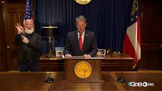 Georgia Governor Kemp gives remarks on 2020 election results
