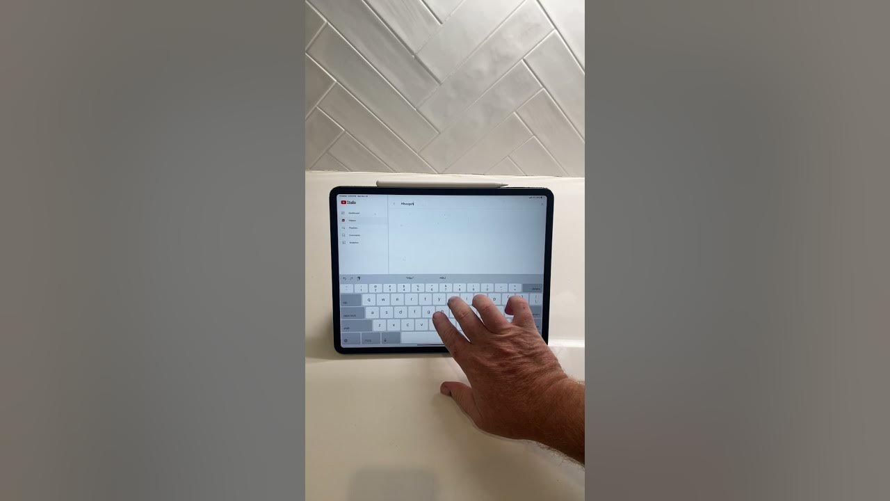 Using compressed air duster to clean my iPad keyboard shorts YouTube