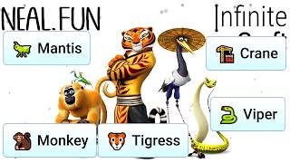 The Furious Five in Infinite Craft
