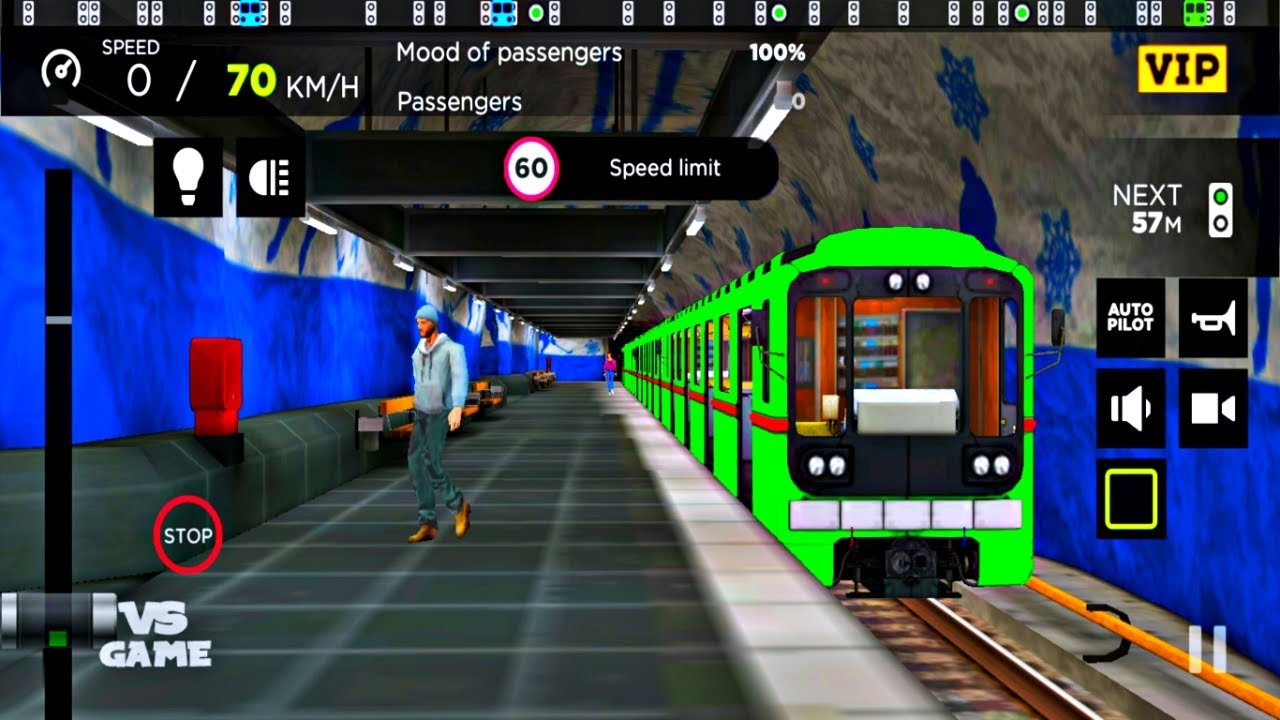 New Green Train | Subway Simulator Android Gameplay