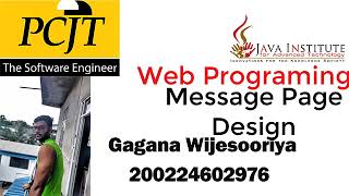 Design a responsive message page using HTML, CSS, JavaScript and Bootstrap