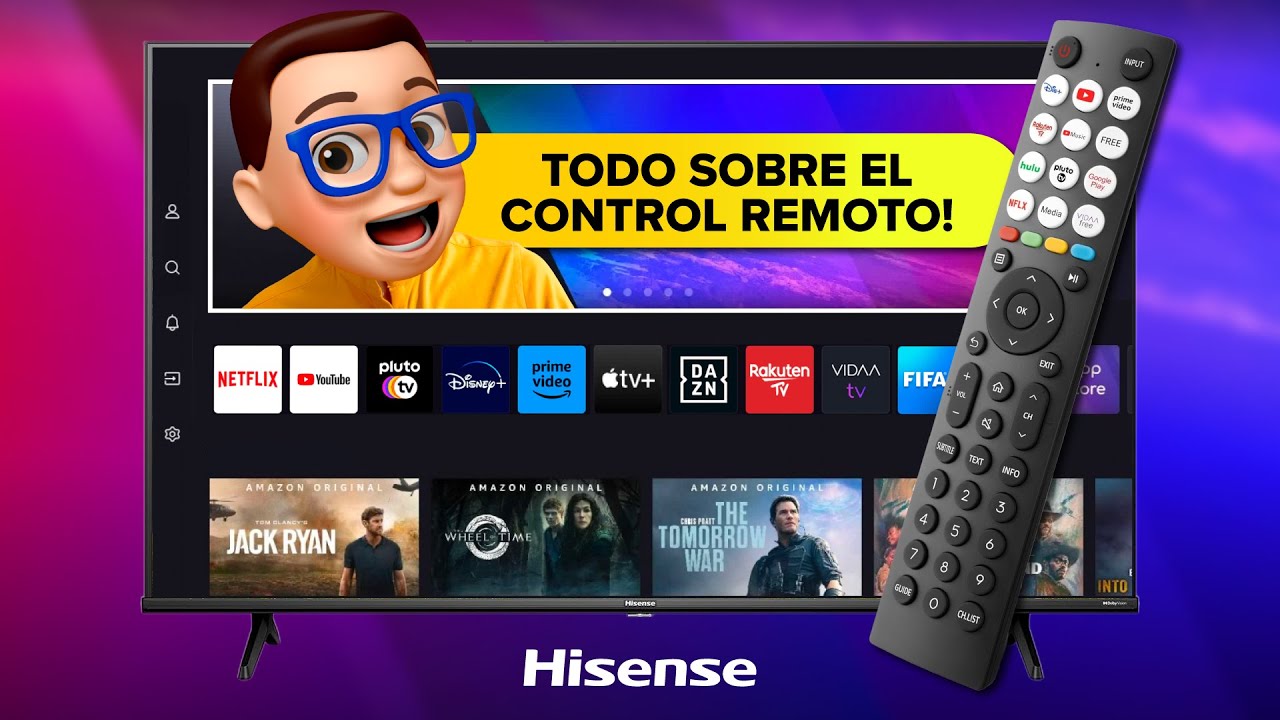 Así es el MANDO a DISTANCIA de las Smart TV Hisense con VIDAA OS !