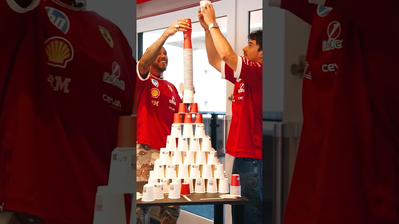 What happens when two F1 drivers take on our Esports stars… with paper cups? 😅 Watch the full video