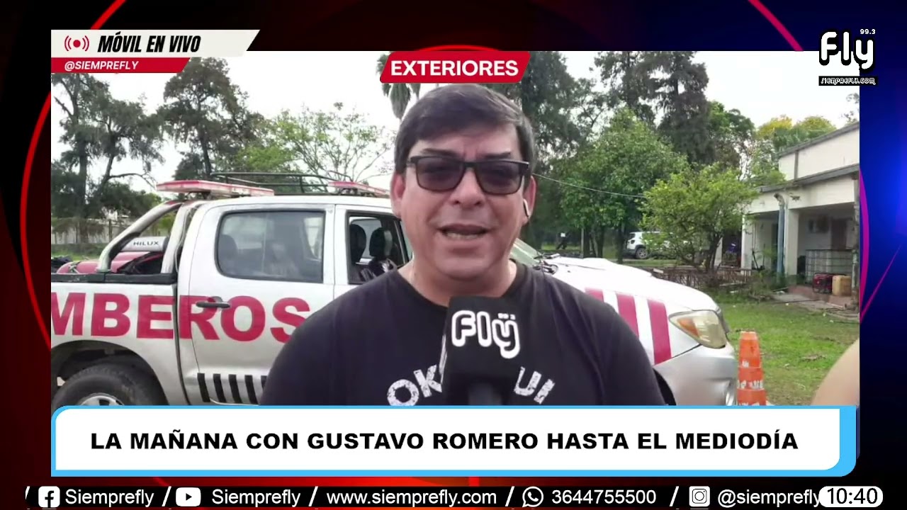 🔴𝗠𝗢́𝗩𝗜𝗟 𝗘𝗡 𝗩𝗜𝗩𝗢┃Pedro Jiménez - Pdte. de la comisión directiva del cuartel de Bomberos Voluntarios
