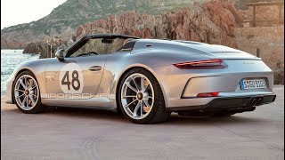 Silver Porsche 911 Speedster - Lightweight Sports Car Limited To 1,948 Units