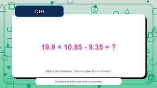 114 | Decimal Practice | Quick Math