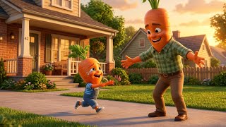 The Little Carrot Who Missed His Dad ❤️ | Heartwarming Animated Family Story