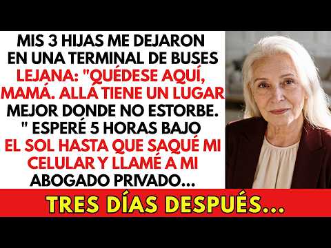 Mis Hijas Me Abandonaron En La Terminal: "Usted Estorba", Pero No Sabían Quién Venía Por Mí...