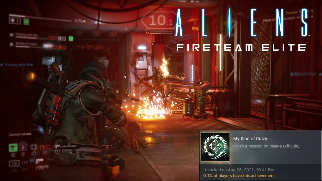 Aliens: Fireteam Elite - E1M1 INGRESS (INSANE Max Difficulty) Technician Full Team