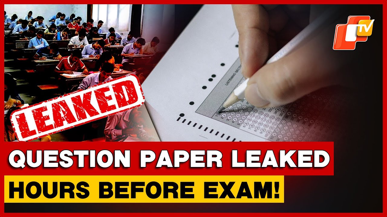 ANM Question Paper ‘Leak’ Sparks Outcry In Odisha