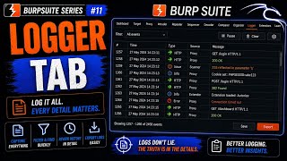Burp Suite Logger Tab Explained | Capture & Analyze HTTP Traffic | Real World Example | Part 11