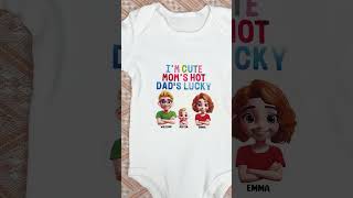 The cutest genes in one tiny onesie #gifts #giftideas #babyonesie #newbaby #cutebaby #giftforparents