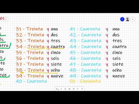 Escritura de números cardinales del 1 al 1000