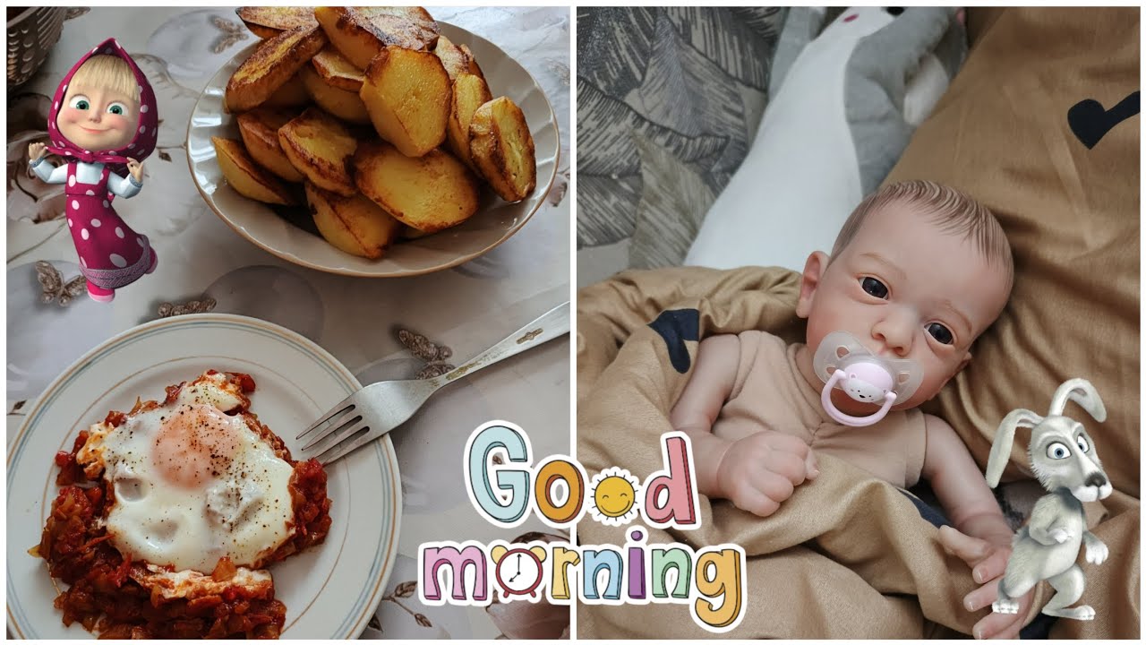 VLOG:Доброе утро с реборном Евой!☀️Едем в больницу на медосмотр 1 часть 🤫