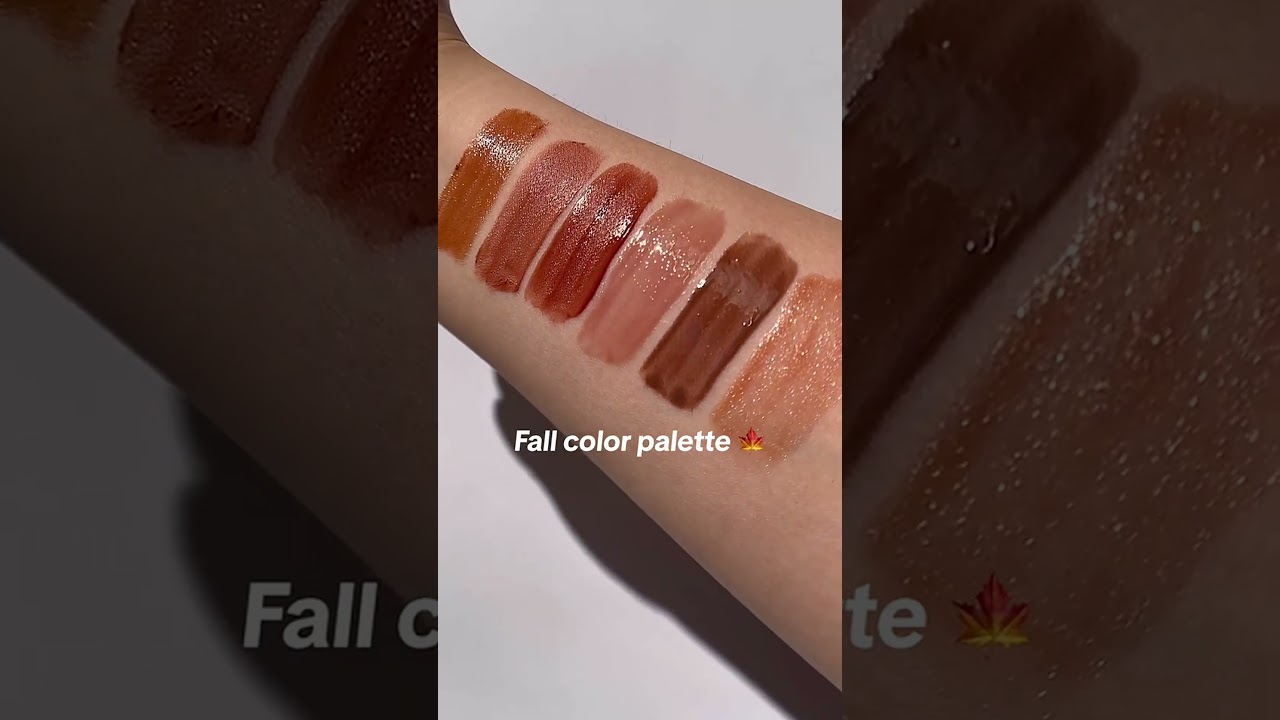 Embrace fall vibes with brown & muted pink hues 