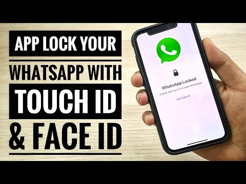 वीडियो: मैं iPhone 8 पर अपना व्हाट्सएप कैसे लॉक कर सकता हूं?