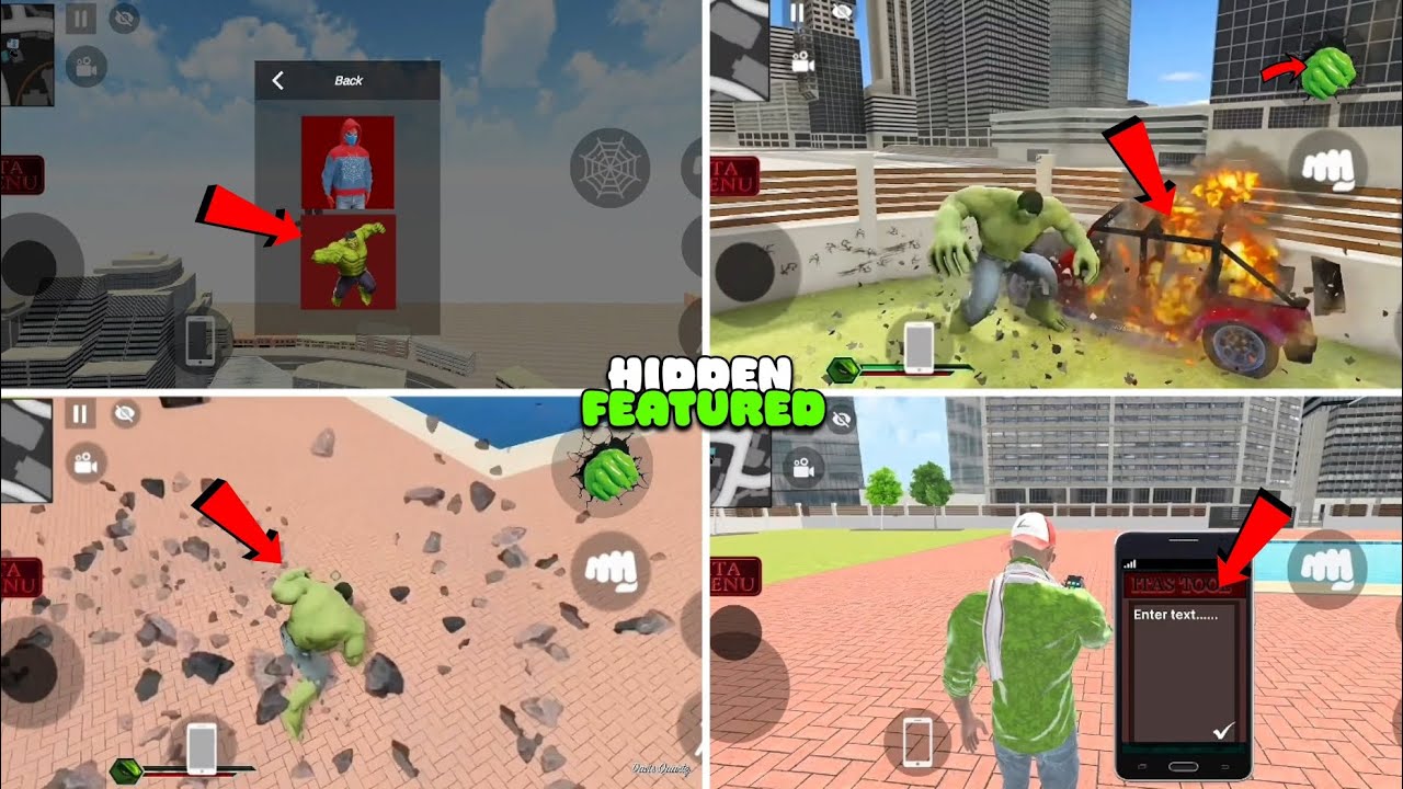 Indian Theft Aura Simulator New Update Hulk Super Power Cheat Code Of ITA Menu | Regel Gaming Update