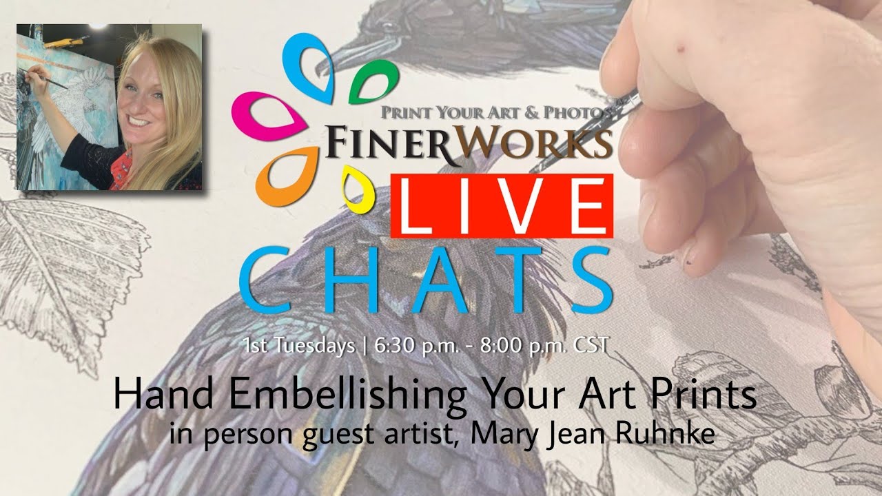 Hand Embellishing Your Art Prints